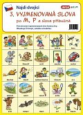 Najdi dvojici - 3. Vyjmenovaná slova po M, P a slova příbuzná