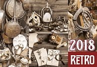 Kalendář nástěnný 2018 - Retro