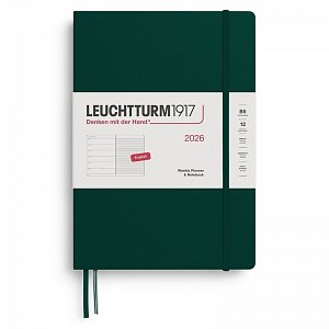 Weekly Planner & Notebook 2026 Composition (B5) Forest Green