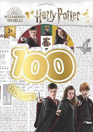 Harry Potter - 100 samolepek s omalovánkovými listy, 1.  vydání