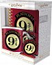 Harry Potter Dárkový set premium - 9 a 3/4 (hrnek + blok + klíčenka)
