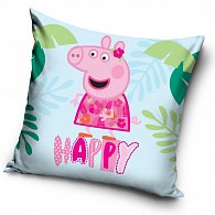 Povlak na polštářek Prasátko Peppa Happy