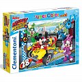 Clementoni Puzzle Maxi Mickey závodník / 24 dílků