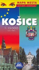 Košice, mapa mesta 1: 15 000