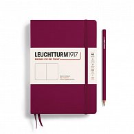 Leuchtturm1917 Zápisník Port Red Medium A5 čistý