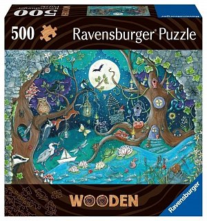 Puzzle Kouzelný les 500 dílků (dřevěné)