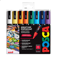 Posca sada popisovačů PC-5M, 1,8 - 2,5 mm, mix barev (16 ks)