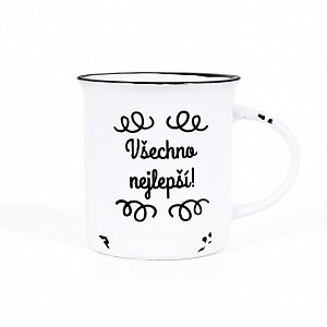 Keramický plecháček - Všechno nejlepší