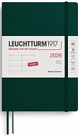 Weekly Planner 2026 Medium (A5) Forest Green