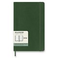 Diář Moleskine 2026 - měkké desky, L, týdenní, tmavě zelený