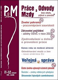 PaM 11-12/2024 Živelní pohromy – pracovněprávní souvislosti