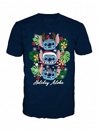 Funko Pop! Tee: Stitch/Holiday Stitch L