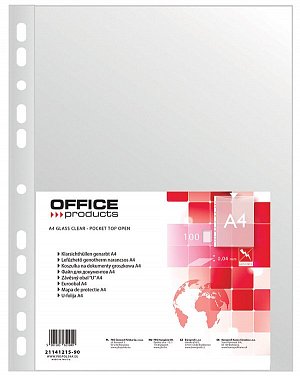 Office Products prospektový obal, A4, matný, PP, 40 μm, 100 ks, transparentní