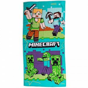 Dětská osuška Minecraft Vzhůru do Boje