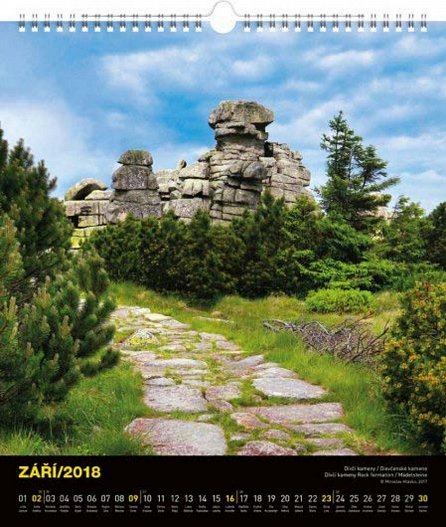 Náhled Kalendář nástěnný 2018 - Krkonoše