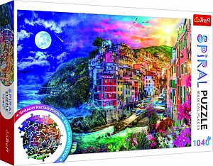 Trefl Spiral Puzzle Kouzelný záliv, Cinque Terre / 1040 dílků