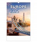 Kalendář nástěnný 2025 - Europe