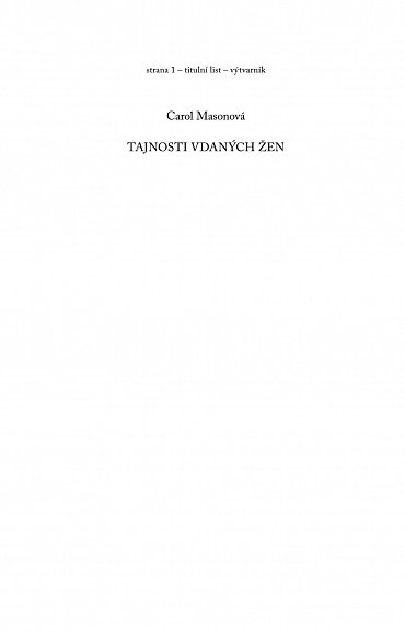 Náhled Tajnosti vdaných žen, 2.  vydání