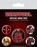 Sada odznaků - Deadpool
