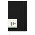 Diář Moleskine 2026 - tvrdé desky, L, týdenní, horizontální, černý