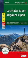 Lechtalské Alpy - Allgäuské Alpy 1:50 000 / turistická, cyklistická a rekreační mapa