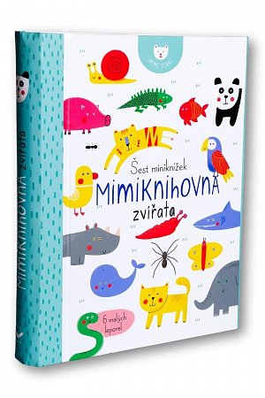 6 miniknížek - Mimiknihovna zvířata