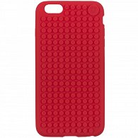 iPhone 6 plus Pixel Case červená