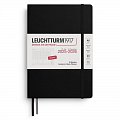 Academic Week Planner 2026 Medium (A5) 18 Months Black
