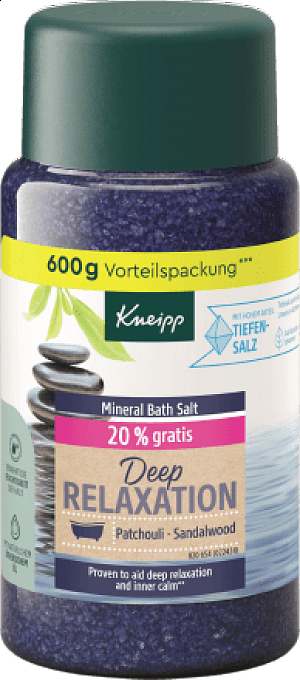 sůl do koupele Deep Relaxation, 600 g