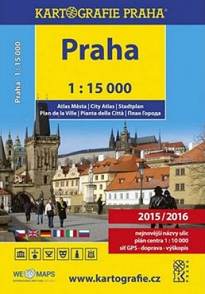 Praha - 1:15 000 atlas města, 10.  vydání