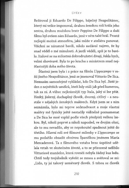 Náhled Útěky – Lída Baarová. Život české herečky, jak jej podle jejího vyprávění zapsal Josef Škvorecký, 3.  vydání