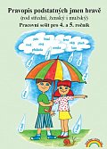 Pravopis podstatných jmen hravě – pracovní sešit pro 4. a 5. ročník(psaní i/y v koncovkách)