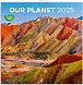 NOTIQUE Poznámkový kalendář Naše planeta 2025, 30 x 30 cm
