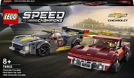 LEGO® Speed Champions 76903 Chevrolet Corvette C8.R a 1968 Chevrolet Corvette