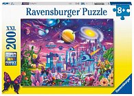 Ravensburger Puzzle - Vesmírné město 200 dílků