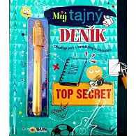 Můj tajný deník na klíček Top secret (zelený)