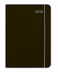 Diář Midi Flexi EarthLine BLACK 2019 (12 x 17 cm)