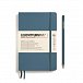 Leuchtturm1917 Zápisník Stone Blue Softcover B6+ linkovaný