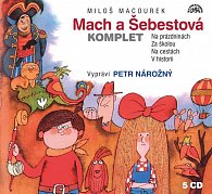 Mach a Šebestová - komplet 5 CD (Čte Petr Nárožný)
