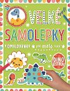 Velké samolepky a omalovánky pro malé ruce Dino ostrov