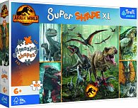 Trefl Puzzle Super Shape XL Jurský svět: Neobvyklí dinosauři 160 dílků