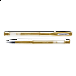 UNI SIGNO gelový roller UM-120NM, 0,8 mm, metalicky zlatý - 12ks