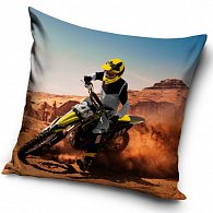 Povlak na polštářek Motocross v poušti