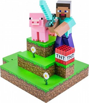 Minecraft Světlo - Steve diorama