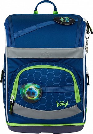 BAAGL Školní aktovka Zippy plus Fotbalový míč