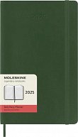 Moleskine Diář 2025 zelený L, denní, měkký