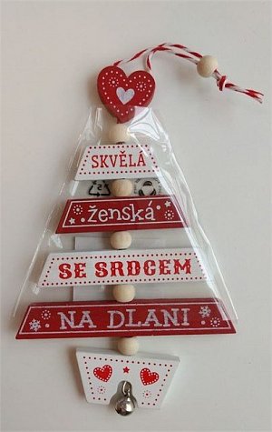 Vánoční ozdoba - Skvělá ženská