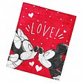 Dětská deka Mickey a Minnie Mouse Love 130x160 cm