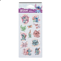 Colorino Pop-Up samolepky Stitch Pastel 3, mix motivů a velikostí