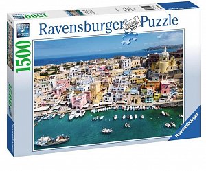 Puzzle Ostrov Procida, Itálie 1500 dílků